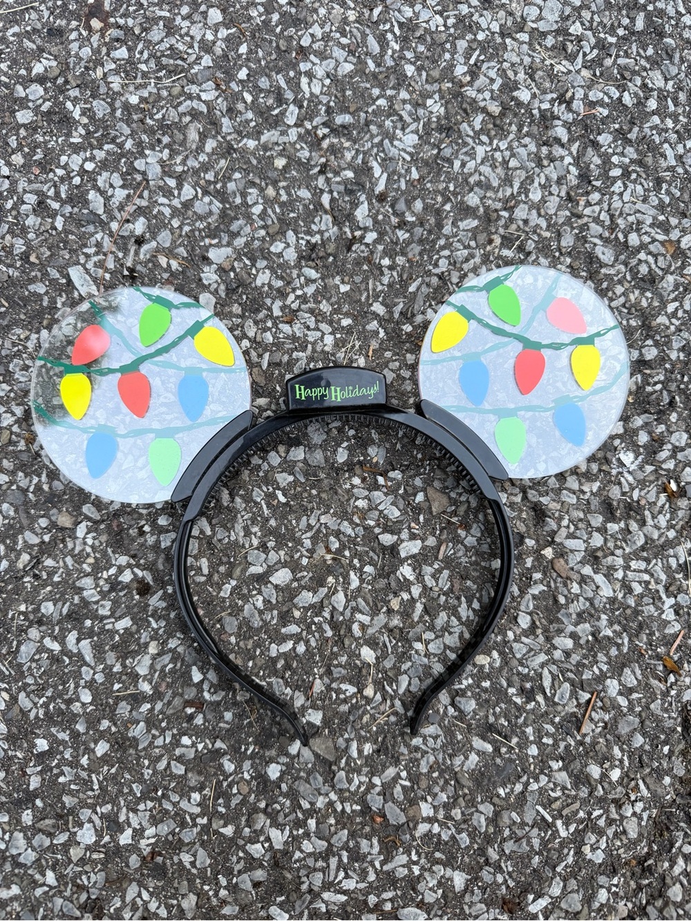 Mickey Mouse Ears Disney Parks Acrylic Lightup Christmas Ears